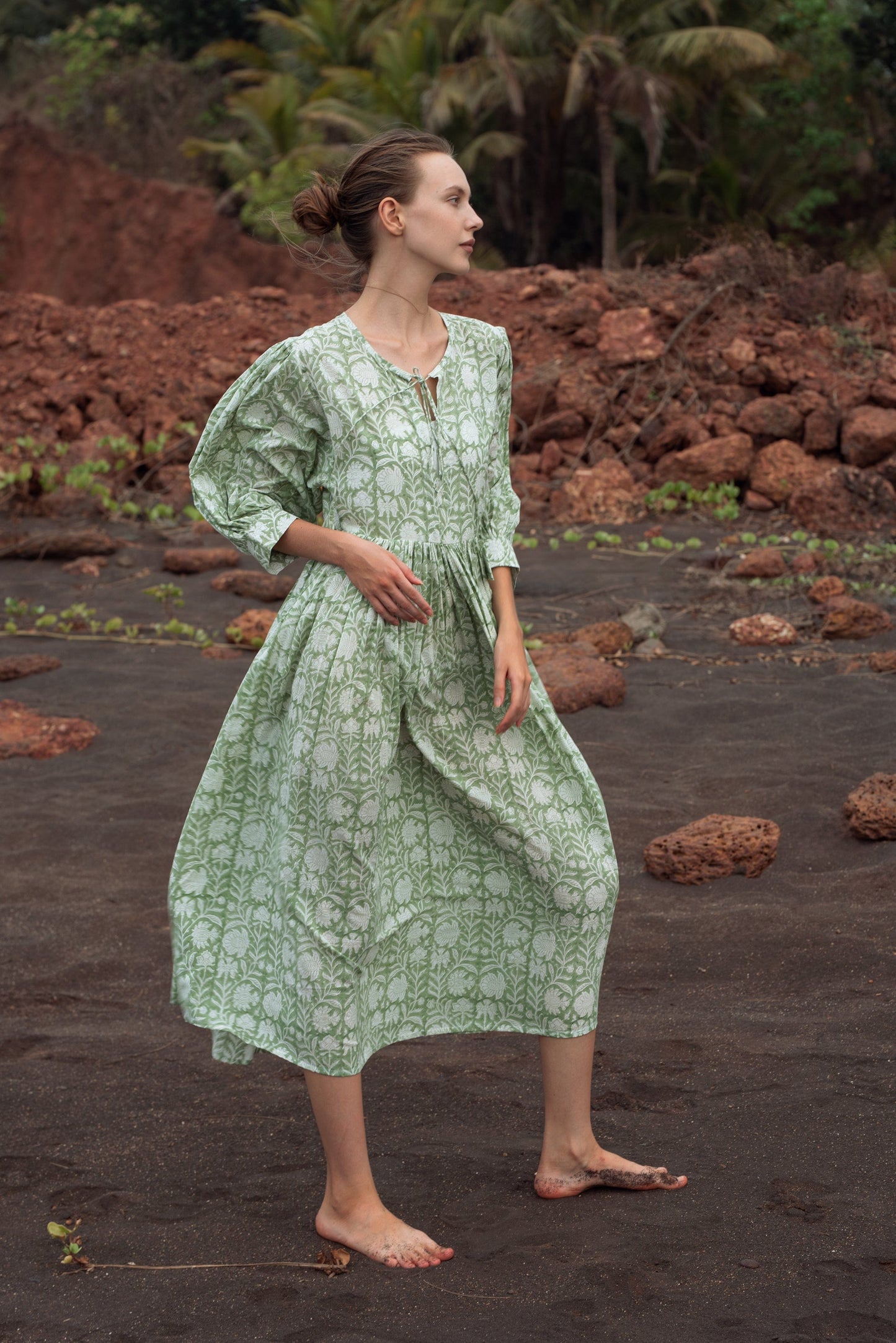 Boho Botanica Block & Bloom Dress - Summer Dress