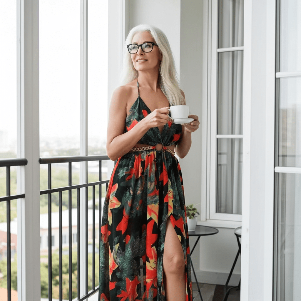 Floral Elegance Maxi Dress - Summer Wear Dress