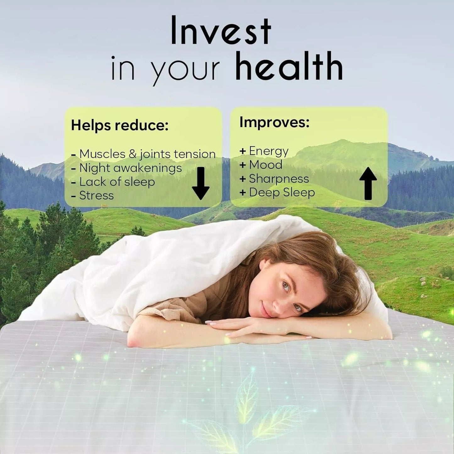 Earth Grounding Bed Sheet