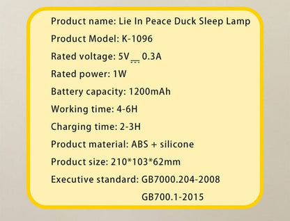 Duck Night Light Lamp