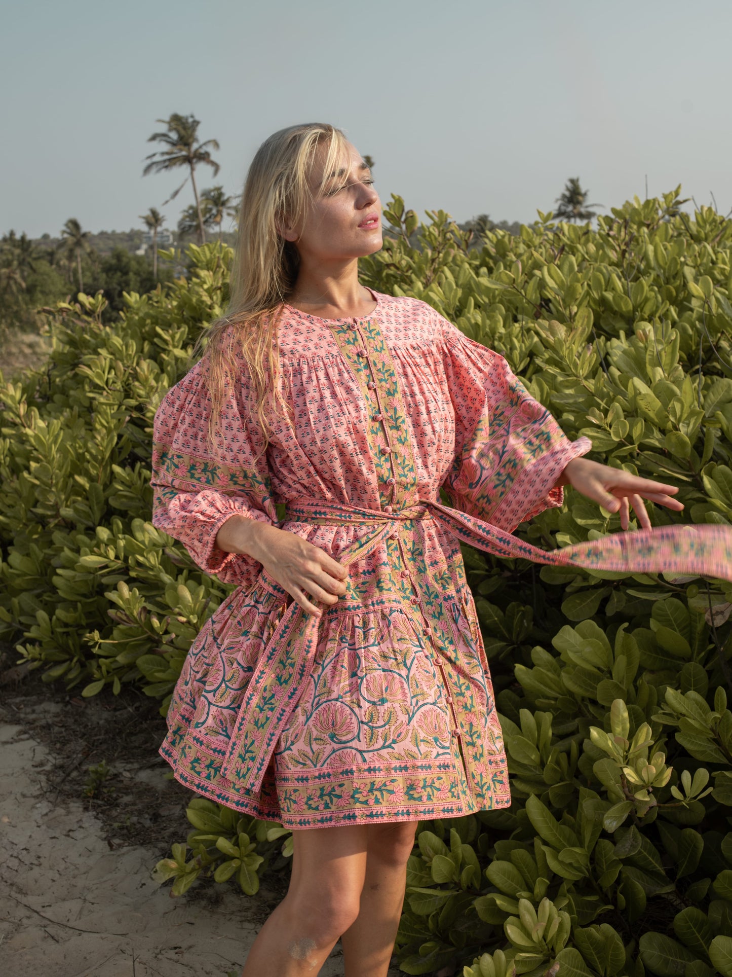 Boho Botanica Block & Bloom Dress - Summer Dress