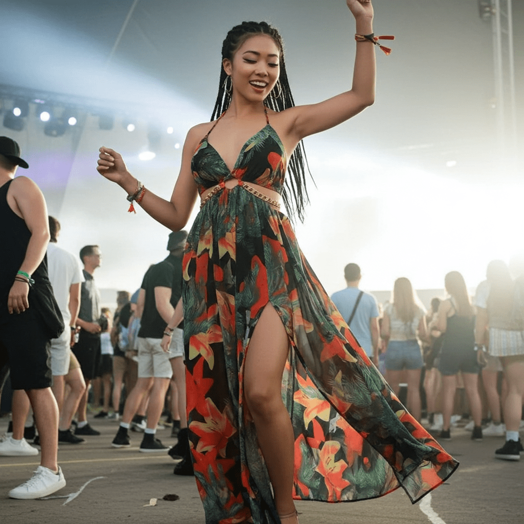 Floral Elegance Maxi Dress - Summer Wear Dress