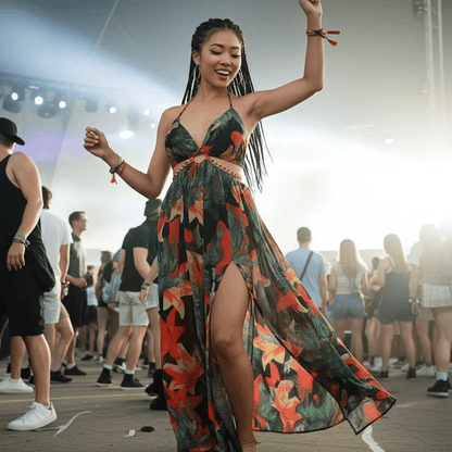 Floral Elegance Maxi Dress - Summer Wear Dress