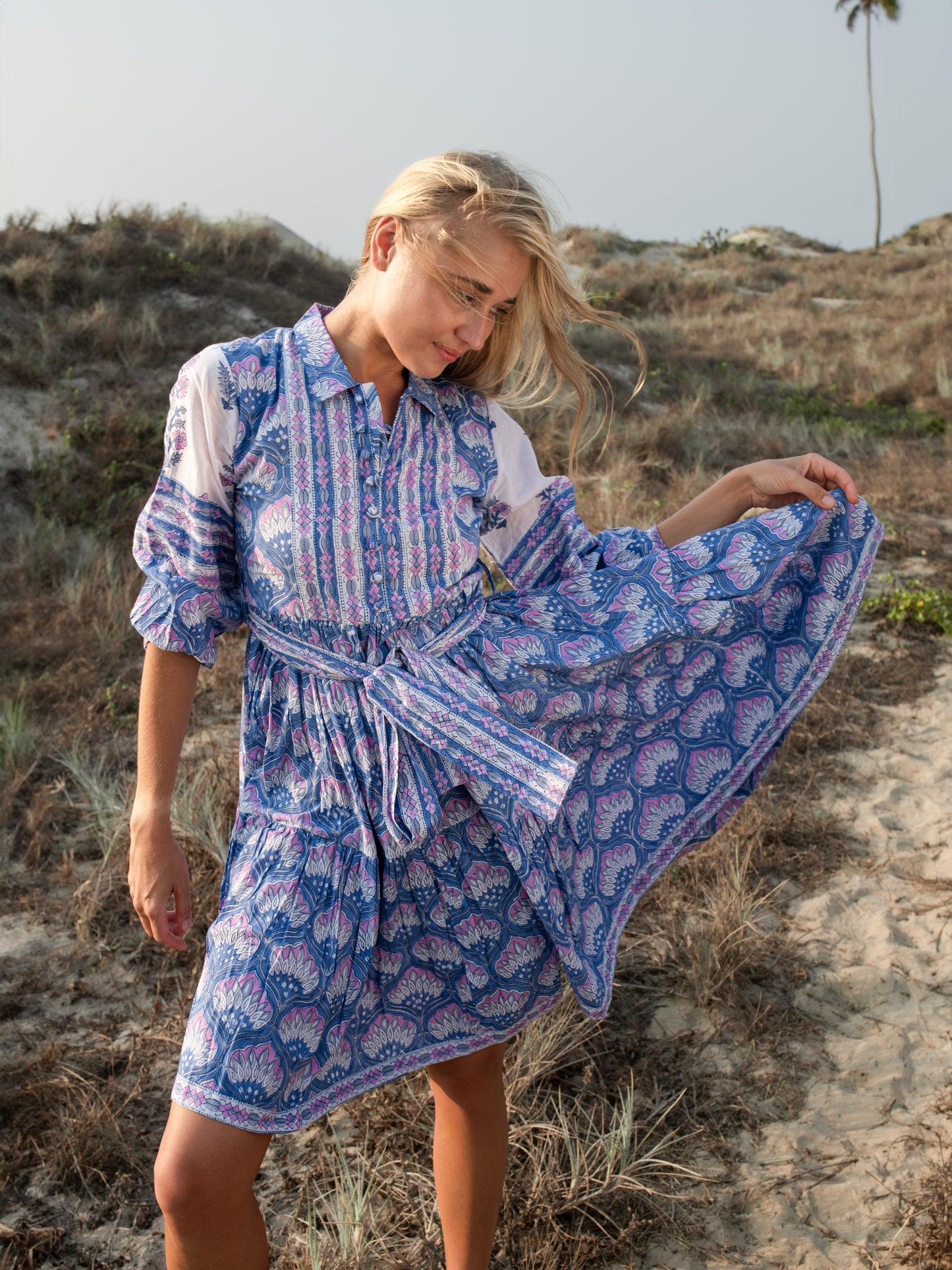 Boho Botanica Block & Bloom Dress - Summer Dress