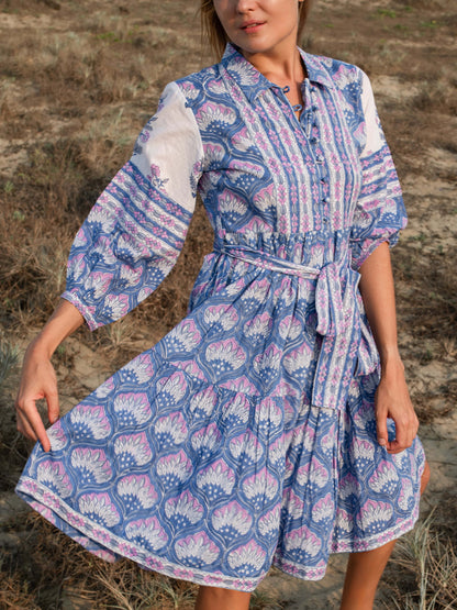 Boho Botanica Block & Bloom Dress - Summer Dress