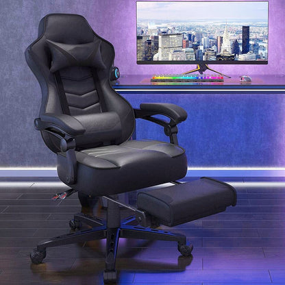 Gaming Chair With Footrest - #2024 Upgraded Comfortable Gaming Chair