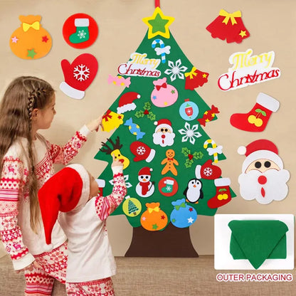 Kids DIY Felt Christmas Tree Decoration Set
