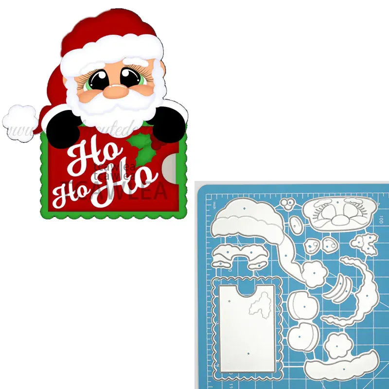 Christmas Metal Cutting Dies – Santa, Snowman & Gingerbread Set