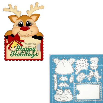 Christmas Metal Cutting Dies – Santa, Snowman & Gingerbread Set