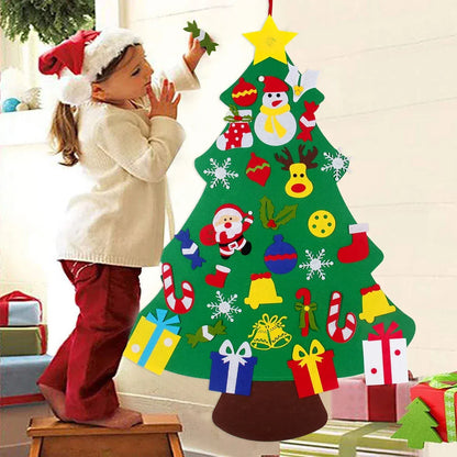 Kids DIY Felt Christmas Tree Decoration Set