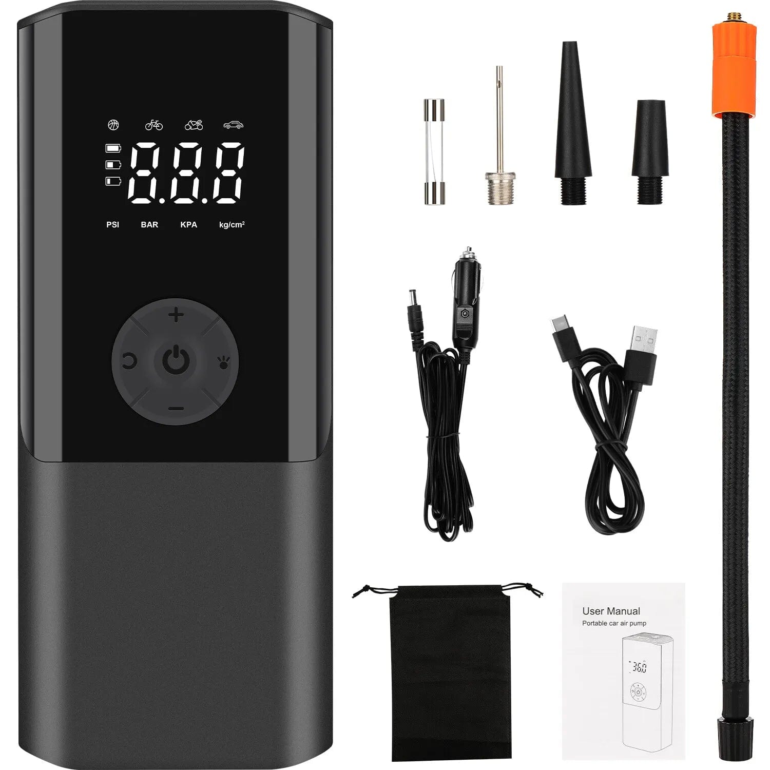 Portable Tire Inflator - #2024 Upgraded 150 PSI Portable Air Pump