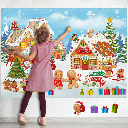 Christmas Felt Story Board Set – DIY Interactive Play Kit