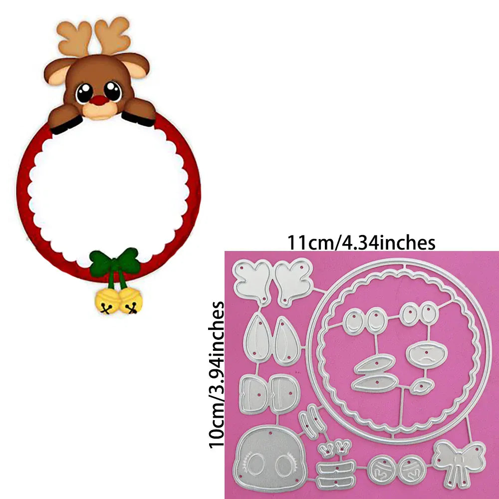 Christmas Metal Cutting Dies – Santa, Snowman & Gingerbread Set