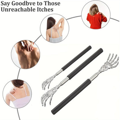 Portable Extendable Back Scratcher – Stainless Steel