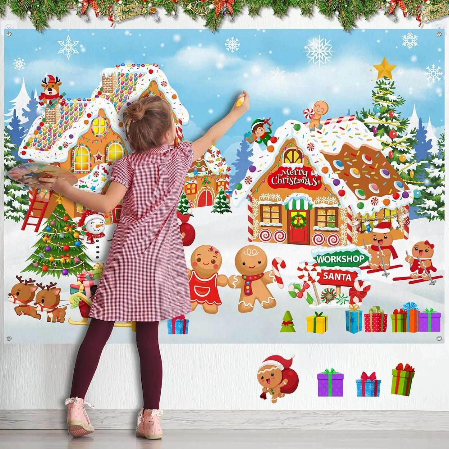 Christmas Felt Story Board Set – DIY Interactive Play Kit