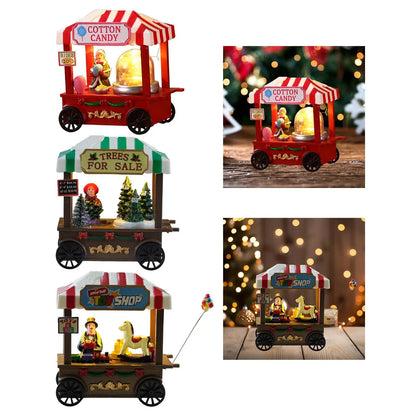Christmas Snow House LED Decor