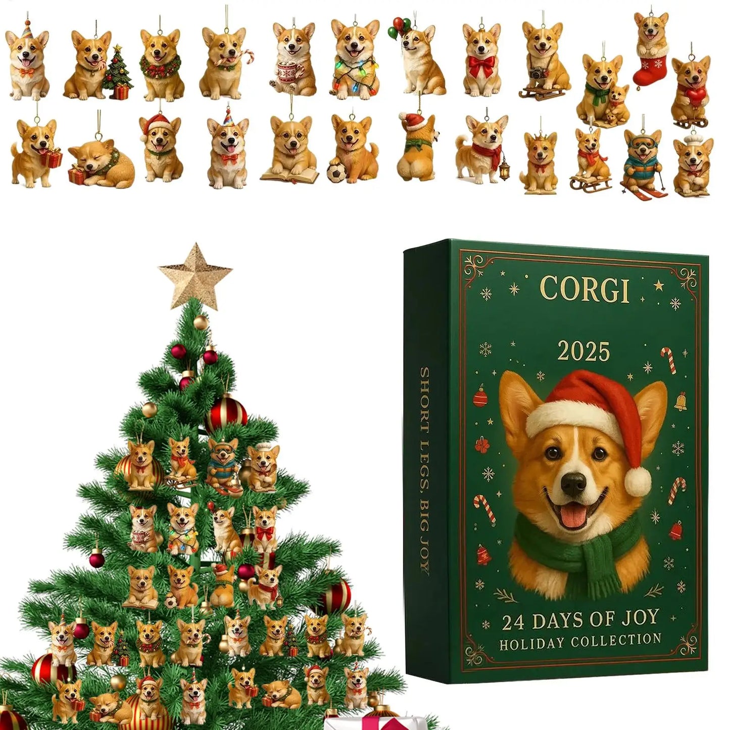 2D Puppy Advent Calendar – 24-Day Countdown