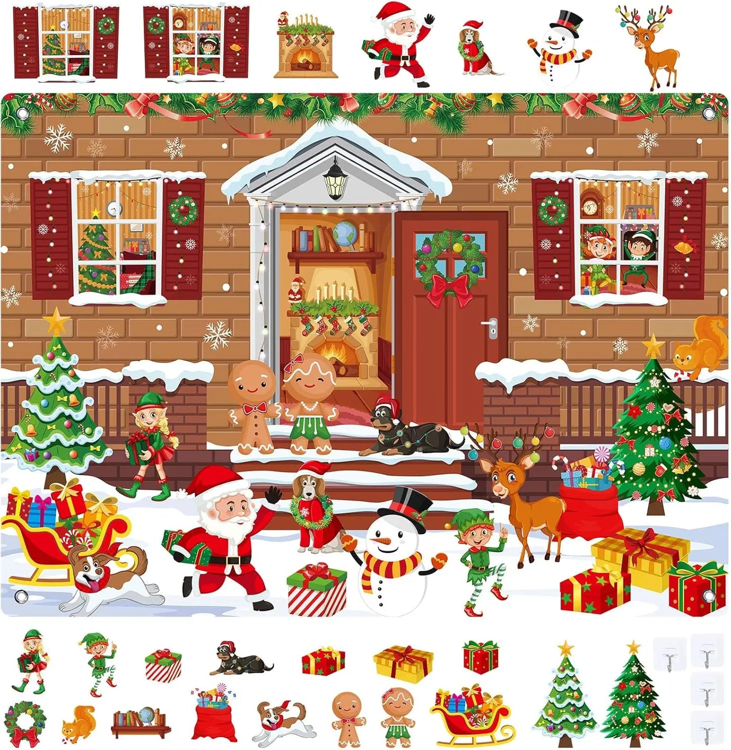 Christmas Felt Story Board Set – DIY Interactive Play Kit