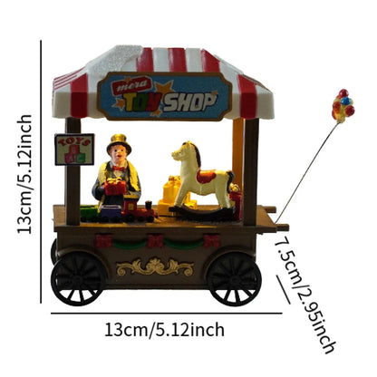 Christmas Snow House LED Decor