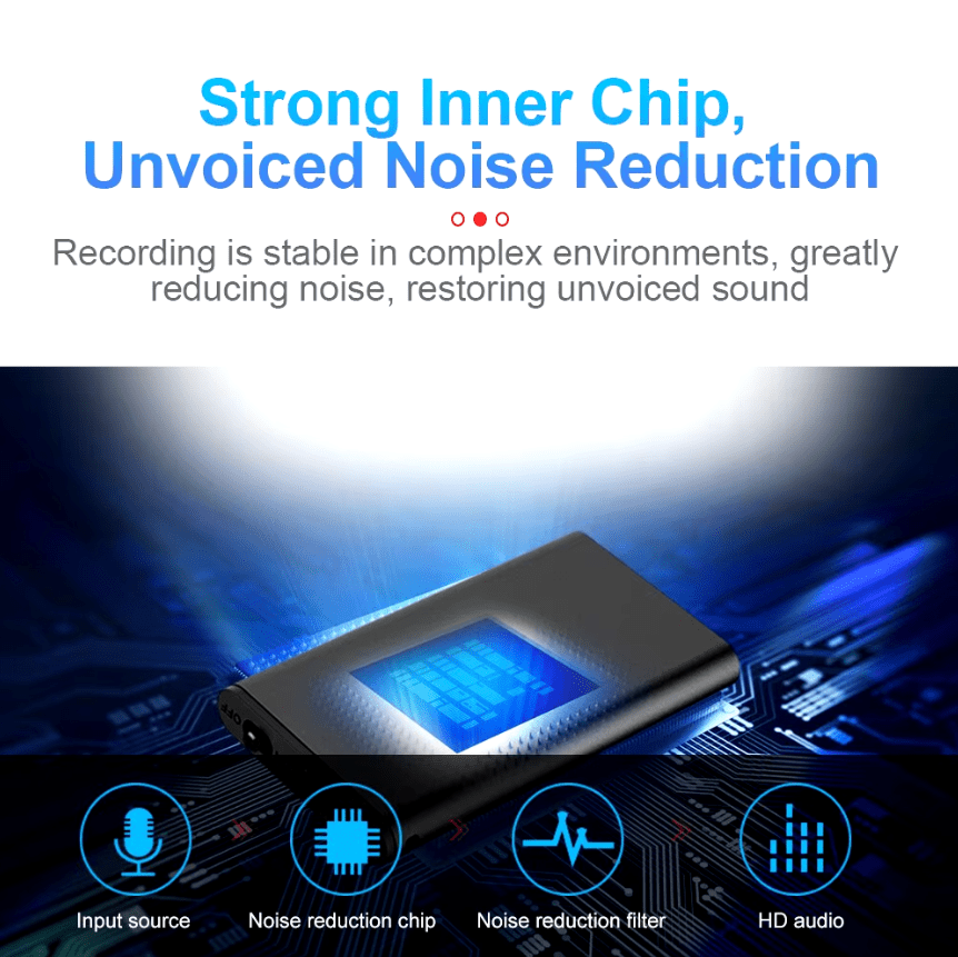 Mini Voice Recorder - ( 128 GB Storage )