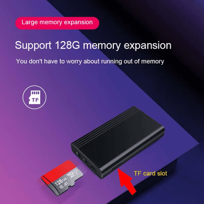 Mini Voice Recorder - ( 128 GB Storage )