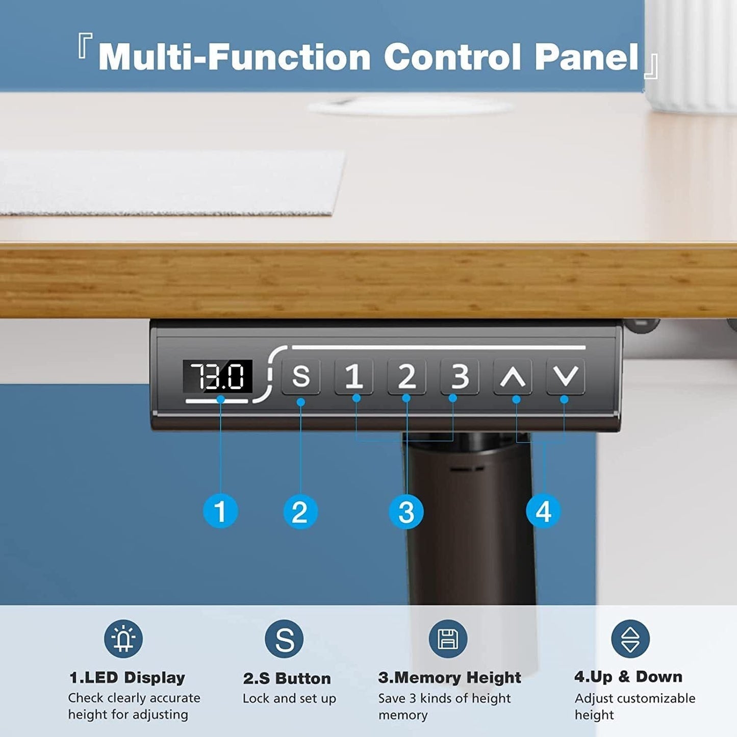 Electric Standing Desk - Height Adjustable