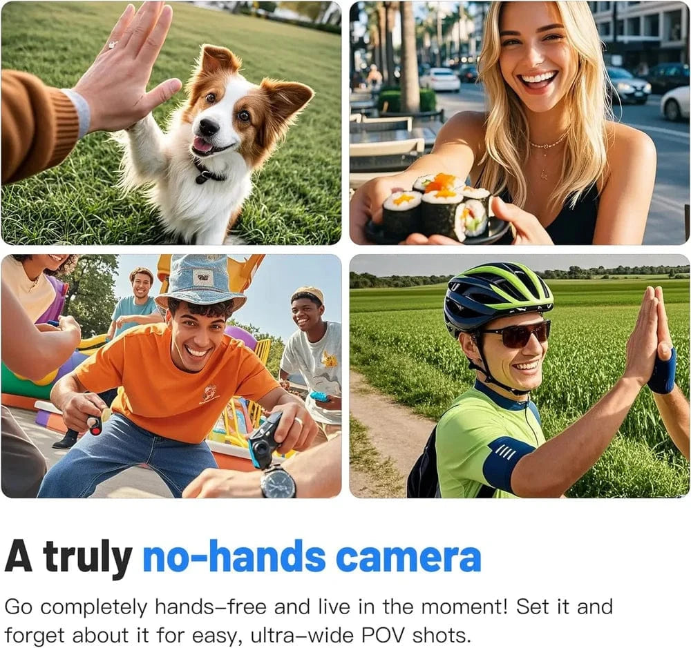 Mini Body Camera - #2025 Upgraded 4K Body Camera (Free 128 GB SD Card)
