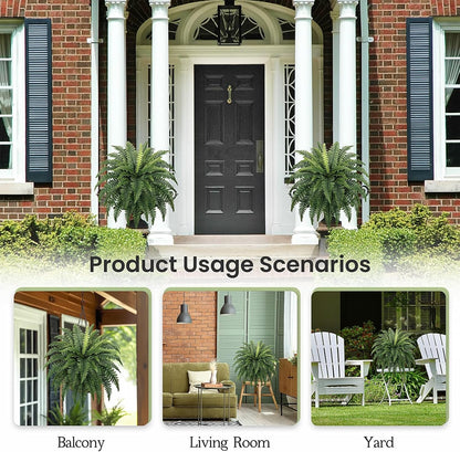 UV Resistant Artificial Boston Fern