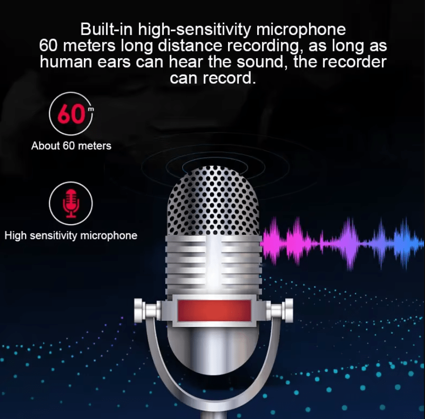 Mini Voice Recorder - ( 128 GB Storage )