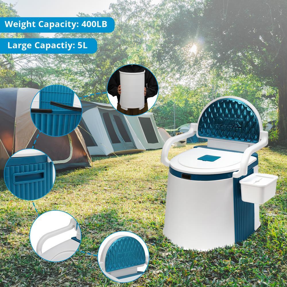 Portable Camping Toilet - #2024 Upgraded Best Camping Toilet Seat