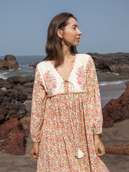 Boho Botanica Block & Bloom Dress - Summer Dress