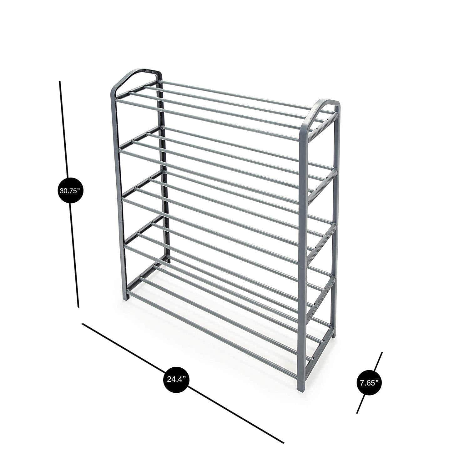 5 Tier Steel Shoe Rack - My Luxury Emporium