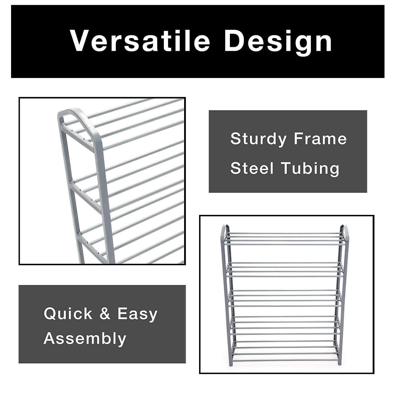 5 Tier Steel Shoe Rack - My Luxury Emporium
