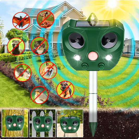 Bird & Animal Repellent - #2022 Upgraded Ultrasonic Harmless Repellent