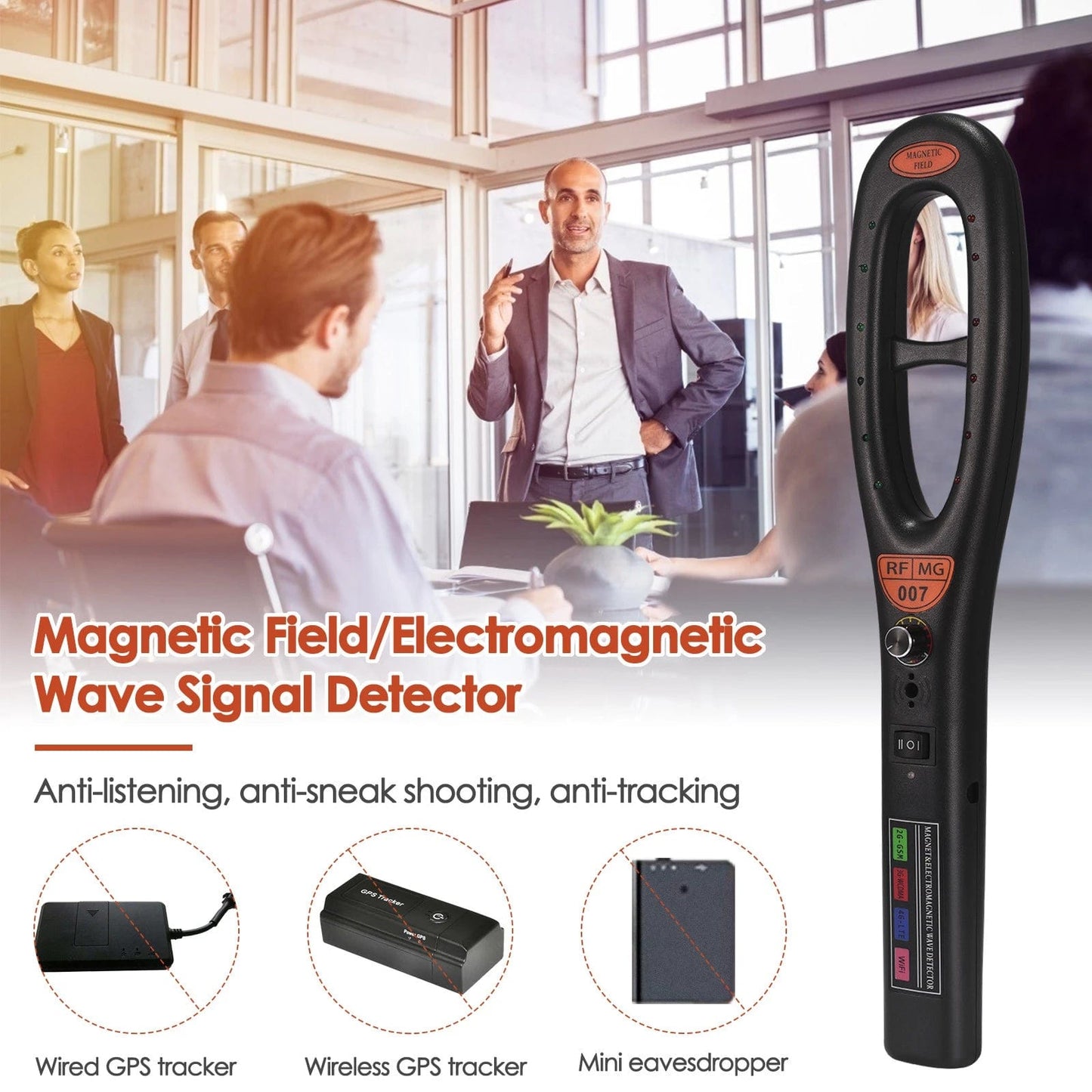 GPS Tracker Detector #2024 Latest Technology With Free Detection Hose