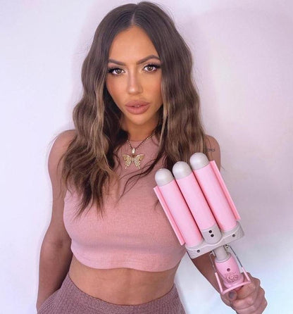 Hair Waver - 3 Barrel Curling Iron - Hair Stylist's First Choice
