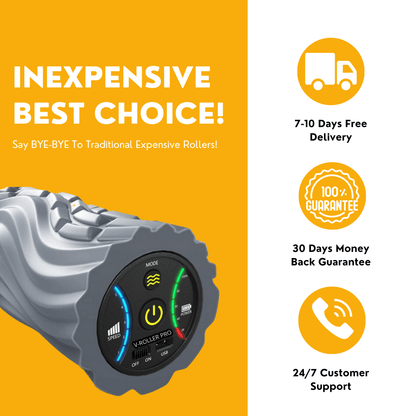 #2024 Vibrating Foam Roller V-ROLLER PRO™ Recommended By Professionals