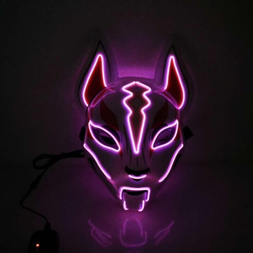 Fox Drift LED Mask - #2021 Upgraded LED Fox Mask (ONE SIZE FITS ALL)