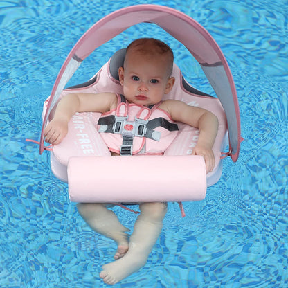 Infant Pool Floater - Baby Pool Floater With UV Protection Sunshade