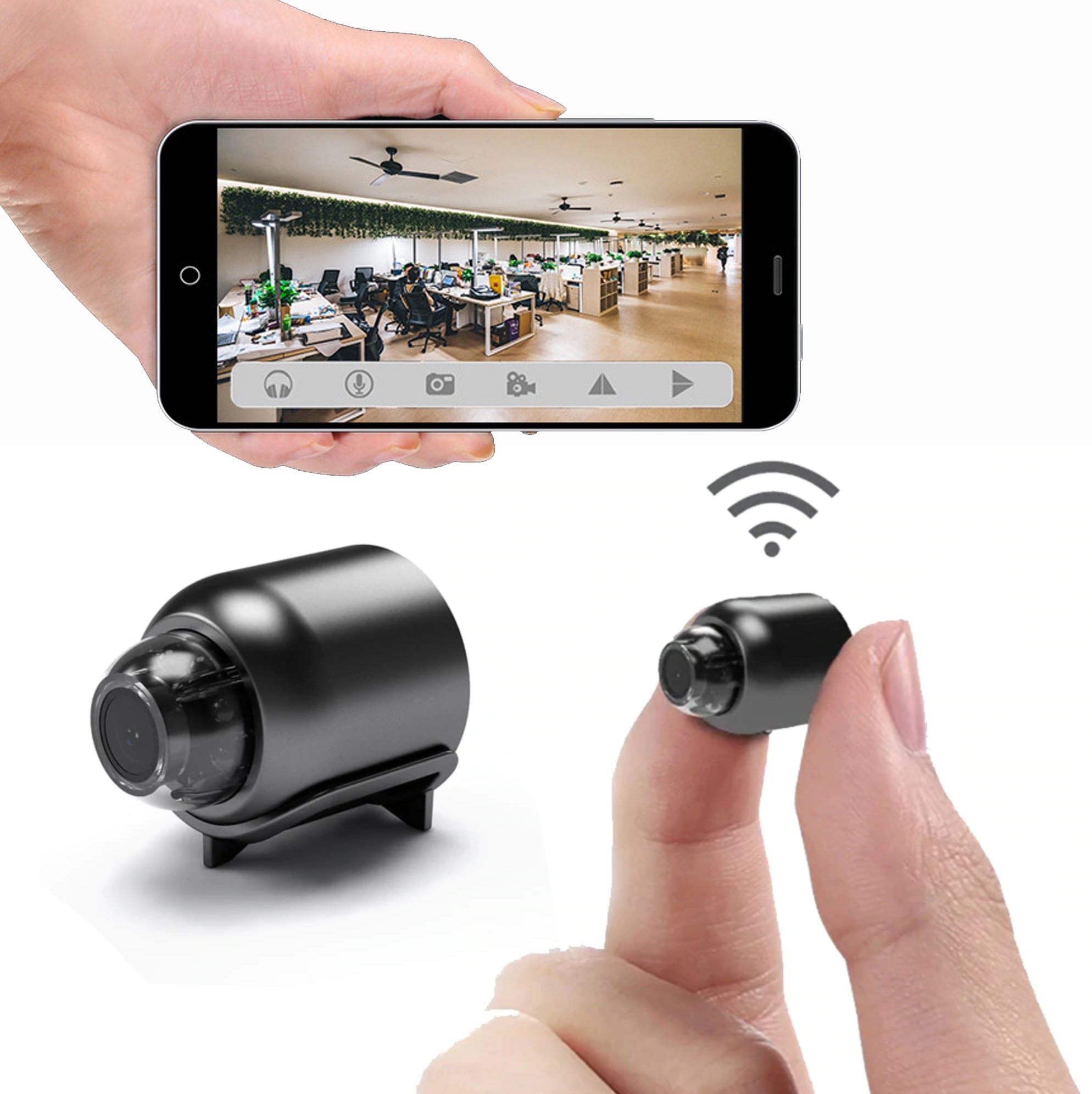 Small Wireless Camera - #2023 Upgraded Night Vision Small Wifi Camera