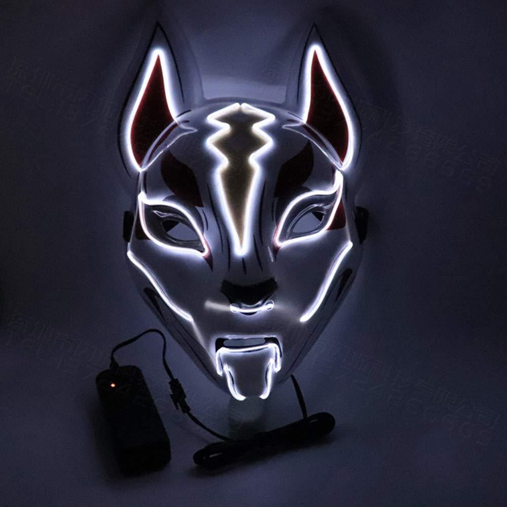 Fox Drift LED Mask - #2021 Upgraded LED Fox Mask (ONE SIZE FITS ALL)