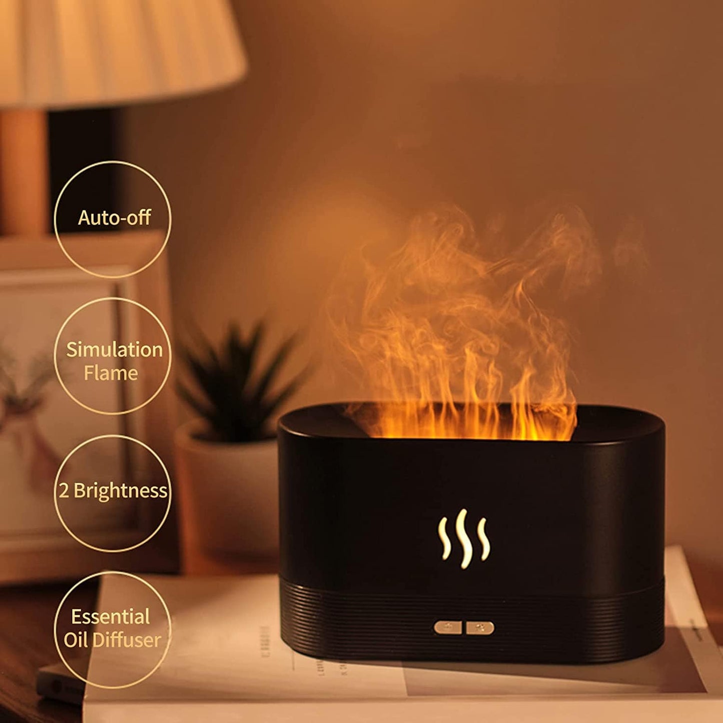 Flame Humidifier Lamp