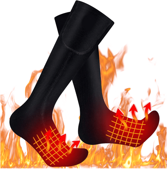 Rechargeable Heated Socks #2023 Upgraded 10+ Hours Long Lasting Heat