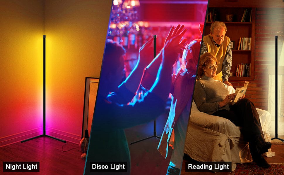 Led Floor Lamp - #2024 Upgraded Corner Floor Lamp