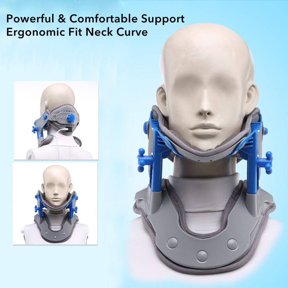 Infrared Heating Cervical Traction Stretching Neck Support Brace Electric Hot Compression Neck Spine Stretch Collar Pain Relif