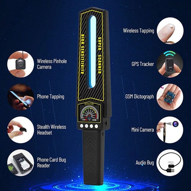 GPS Tracker Detector Professional Bug Sweeper